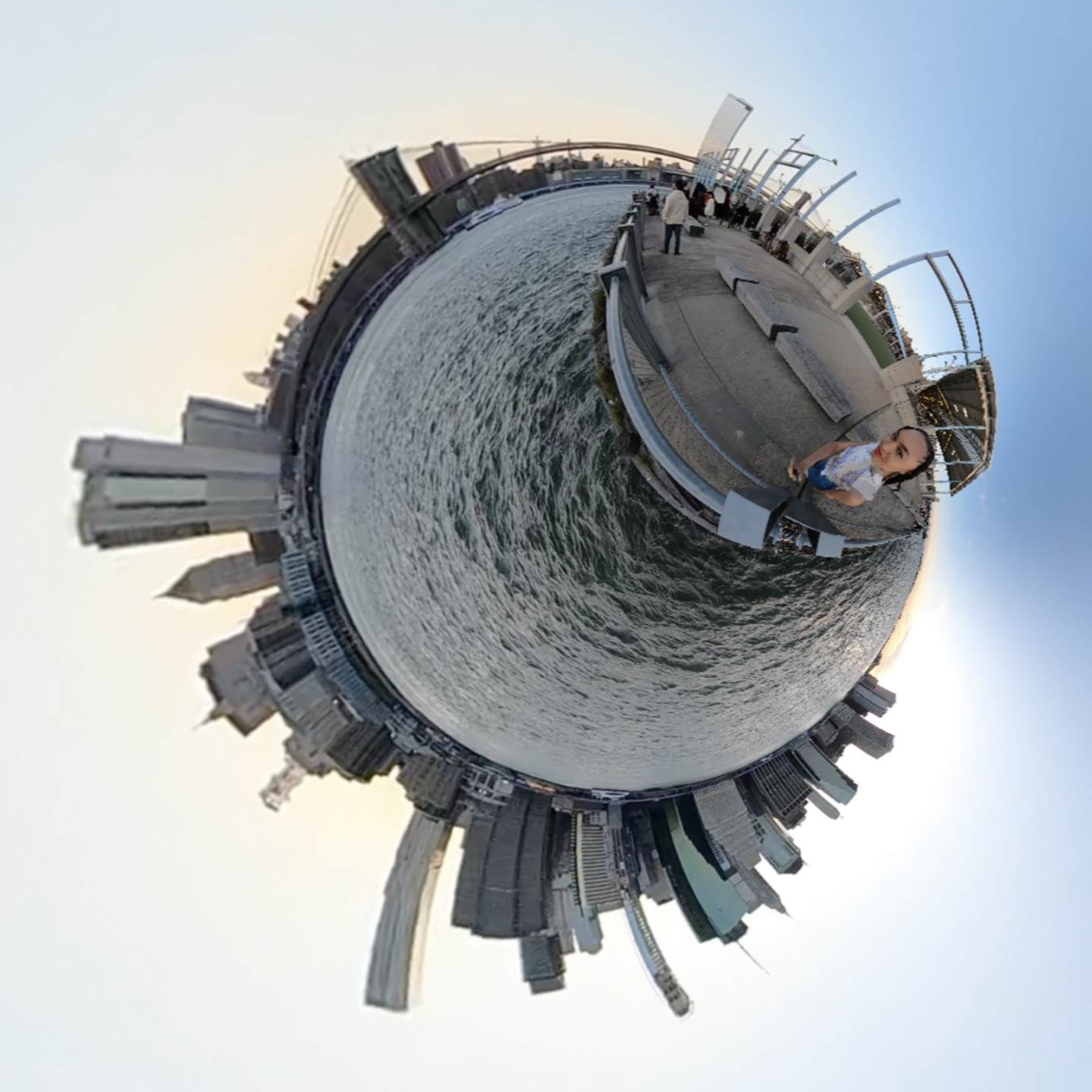 Fisheye view of a world