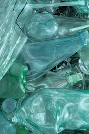 Green Edition - Illustrative picture of plastic bottles