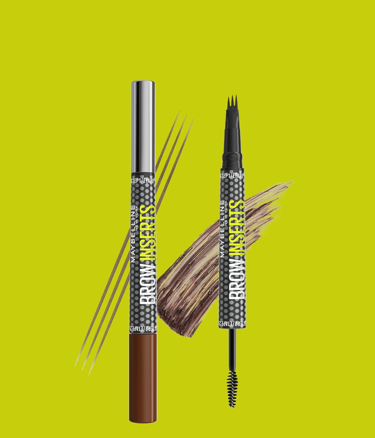 Maybelline Brow inserts homepage polaroid