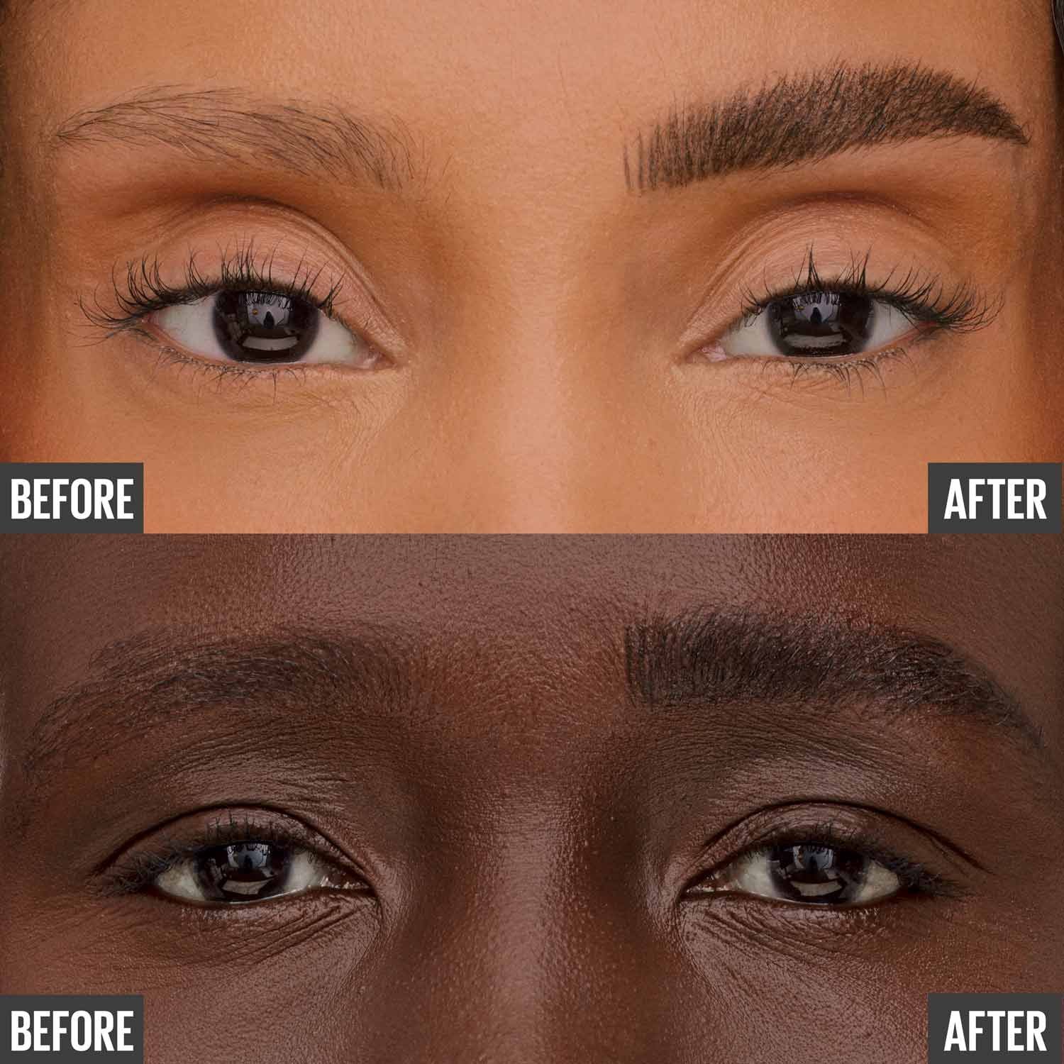 Maybelline Brow inserts pdp beforeafter