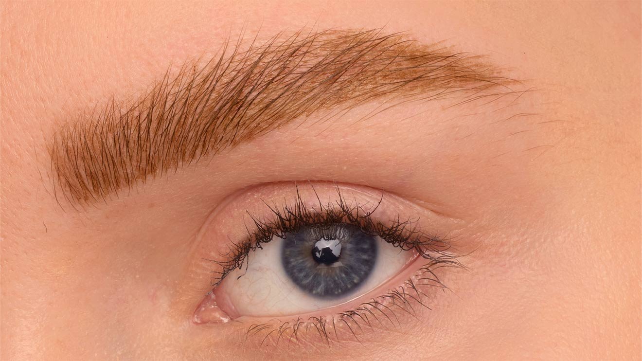 Maybelline Brow inserts pdp model beforeafter after