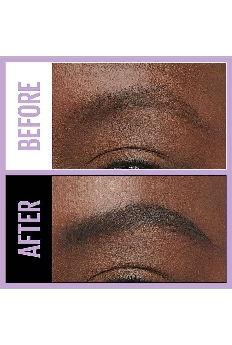 Maybelline ExpressBrow ShapingPencil BlackBrown BeforeAndAfter 4