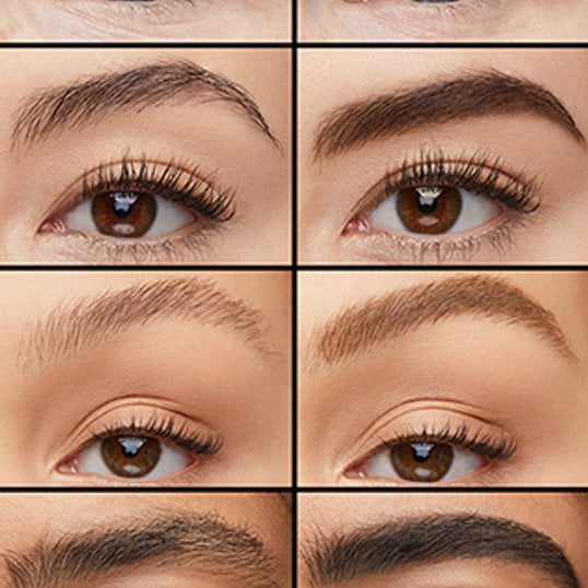 Before and after grid product info Tattoo brow 36h pencil