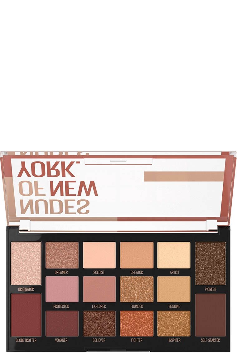 EyeStudio nudes of 16 pan eyeshadow palette | Maybelline UK