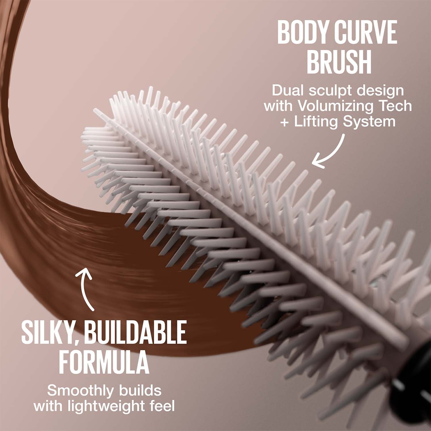 Maybelline Lash Sensational Body Mascara Browns pdp brush tech