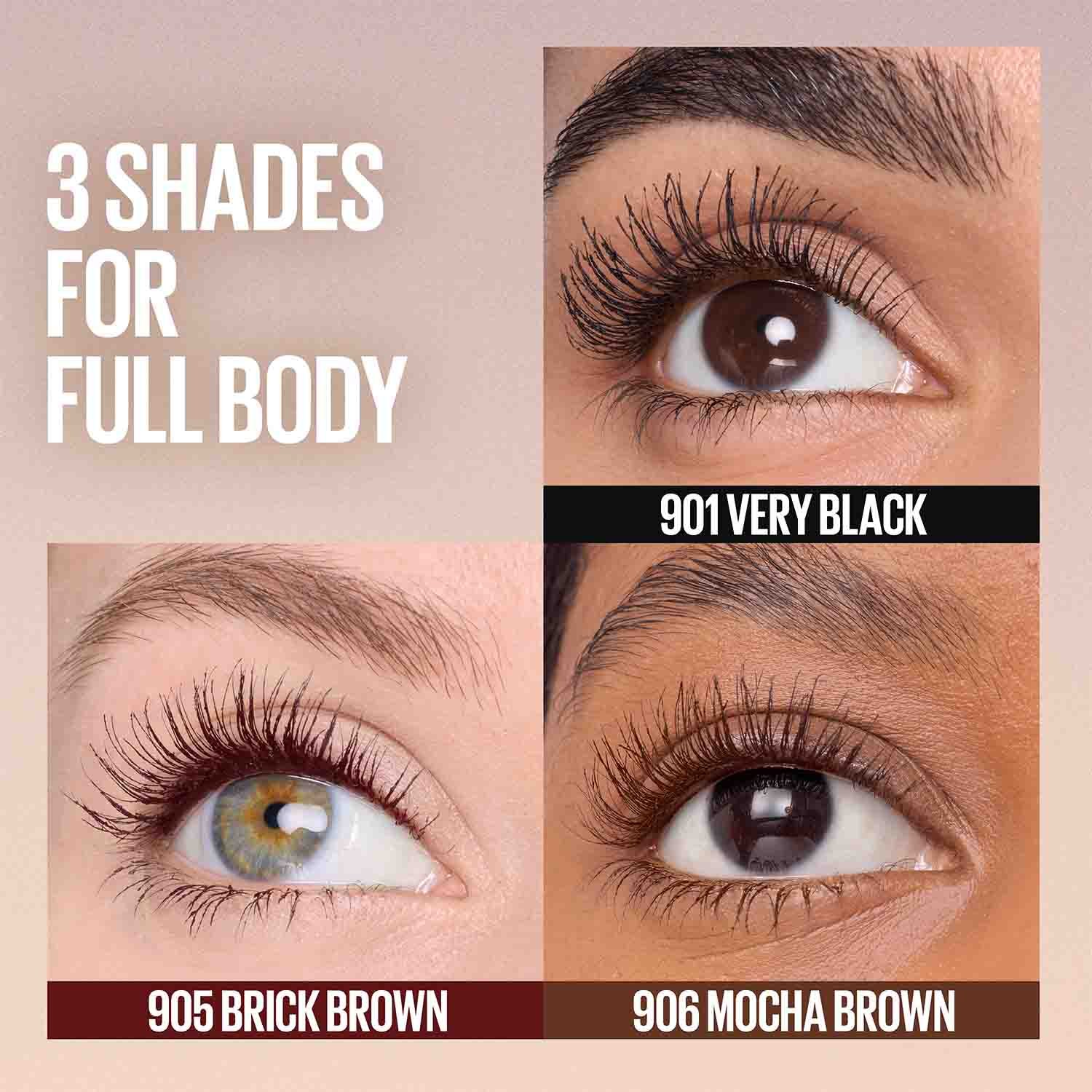 Maybelline Lash Sensational Body Mascara pdp shades
