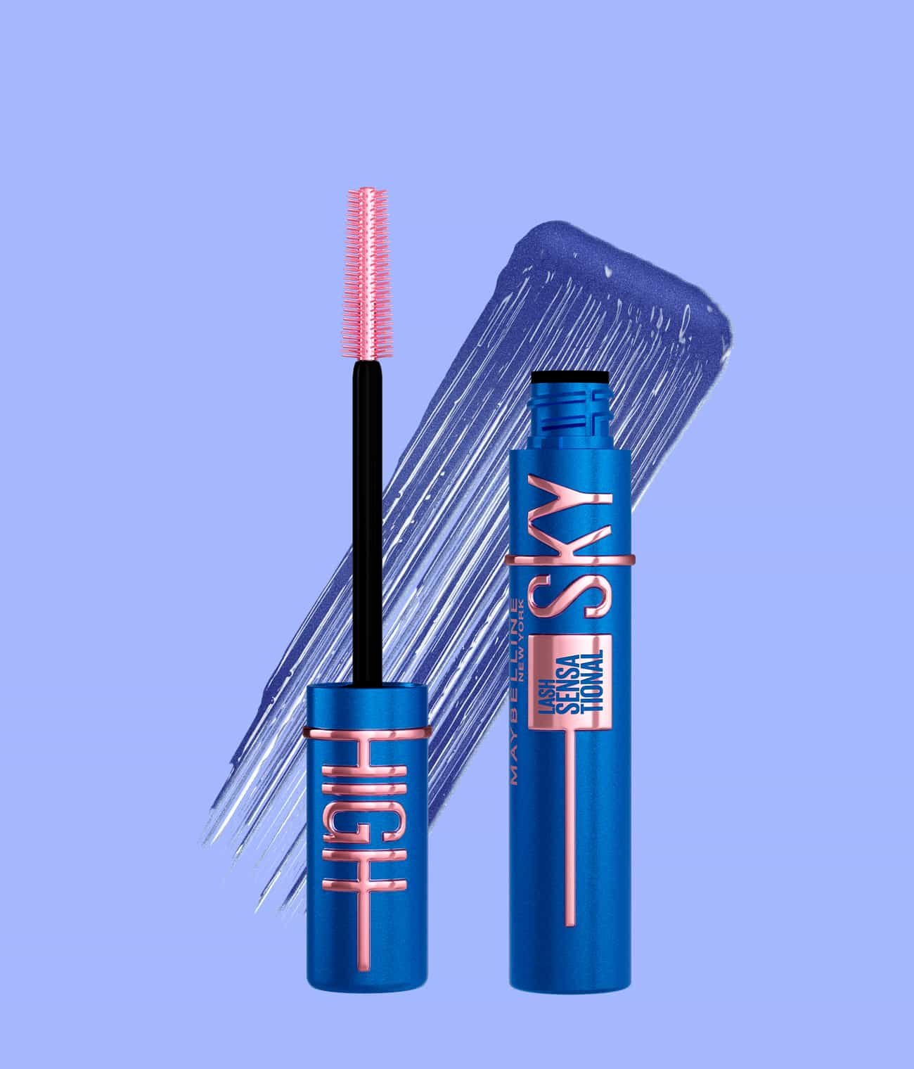 Maybelline Lash Sensational Sky High Navy Records Polaroid
