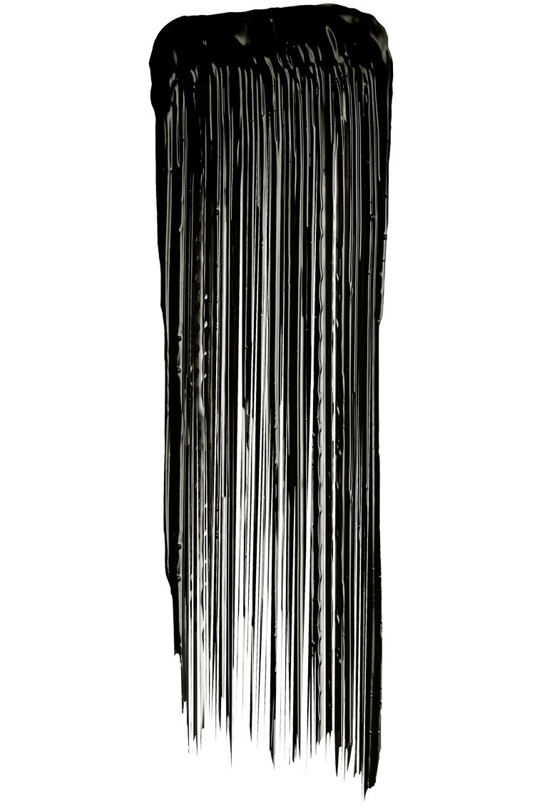 Maybelline Lash Sensational Sky High washable 800 blackest black mascara streak