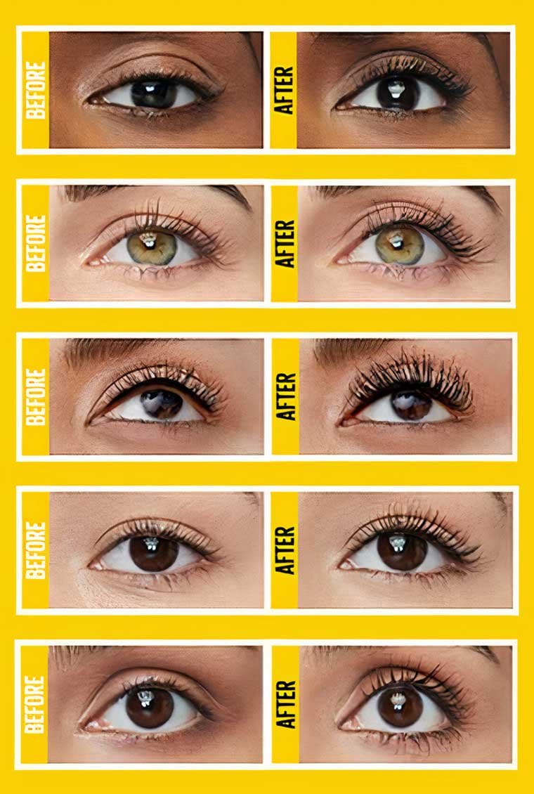 Maybelline Colosal Curl Bounce Waterproof BeforeAndAfer 4