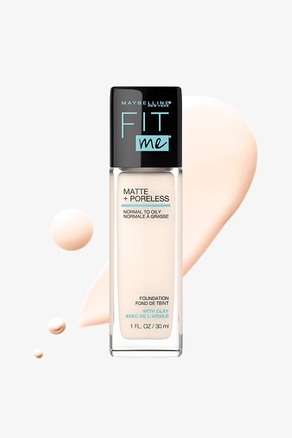 face make up foundation fit me matte poreless foundation Fair Porcelain