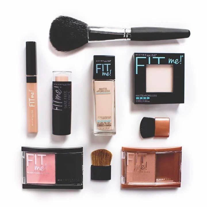 Fit Me foundation blush concealer face regimen