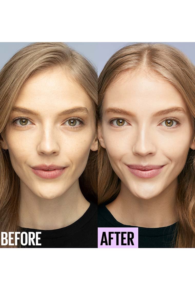 Maybelline FitMe LuminousandSmooth Primer BeforeandAfter 3