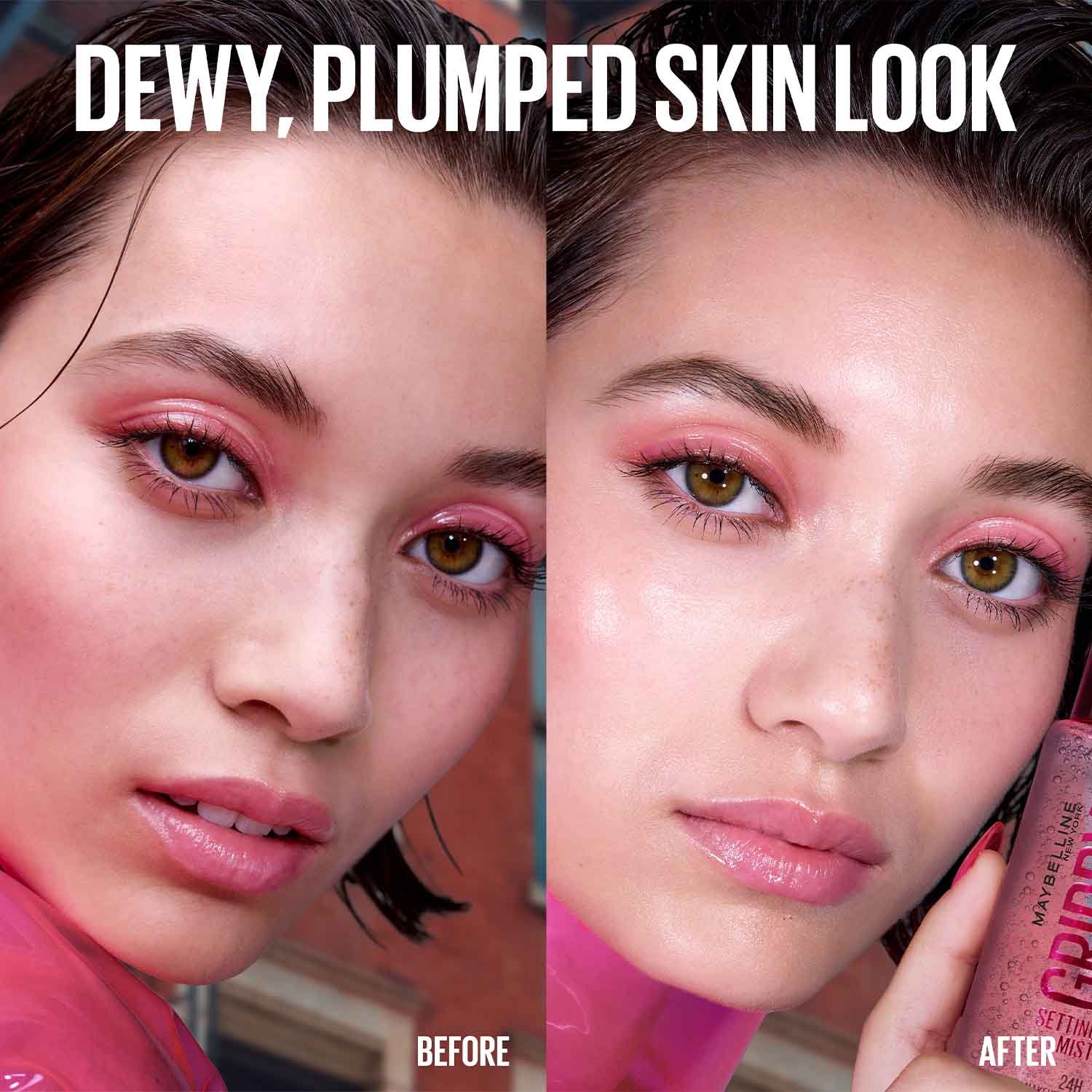 MNY Grippy Setting mist pdp before after