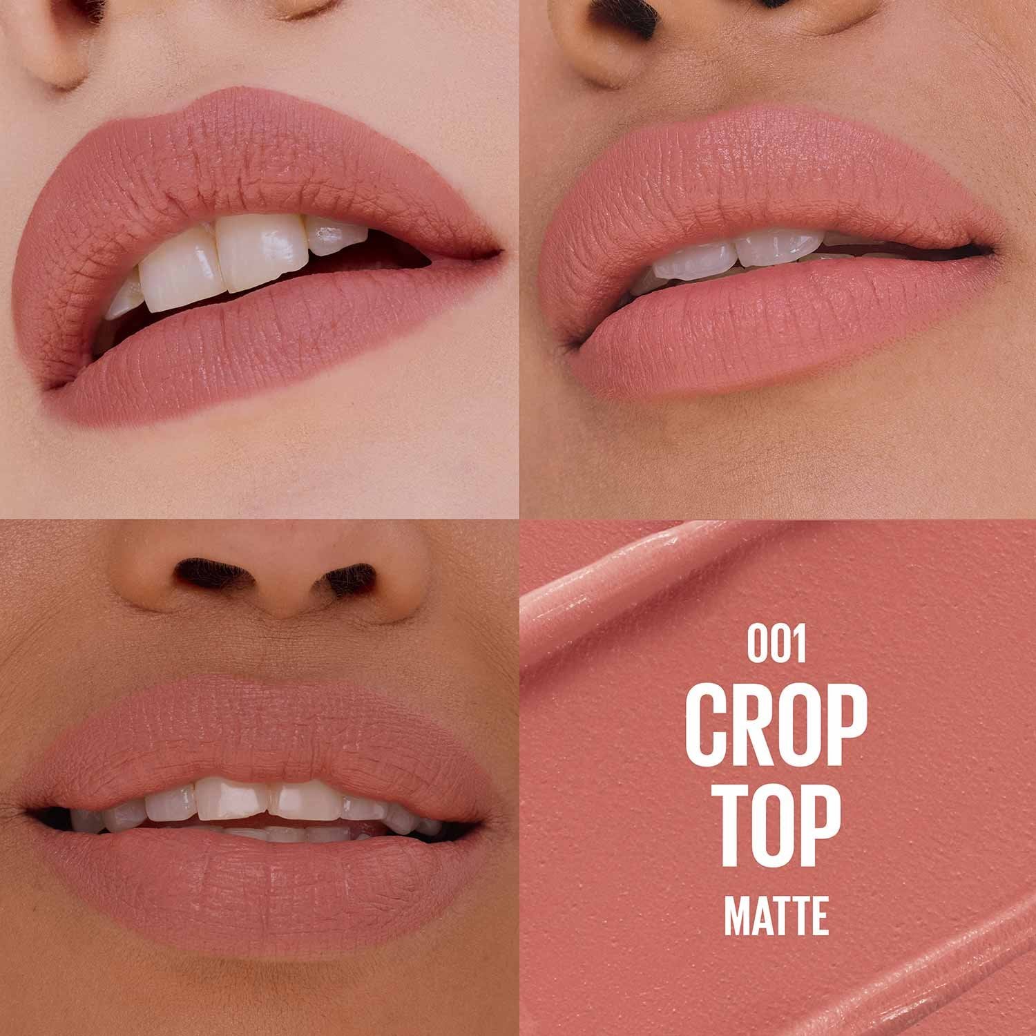 Maybelline Serum Lipstick ATF Macro Grid Crop Top