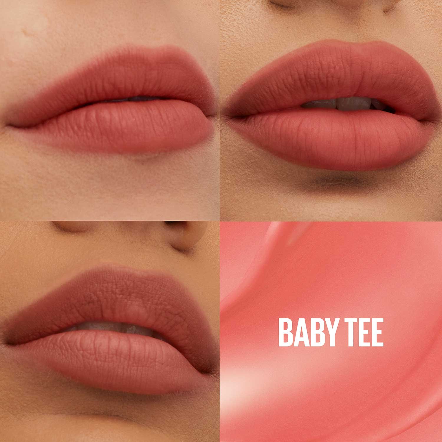 MAYBELLINE TEDDY TINT SHADE CARD BABY TEE