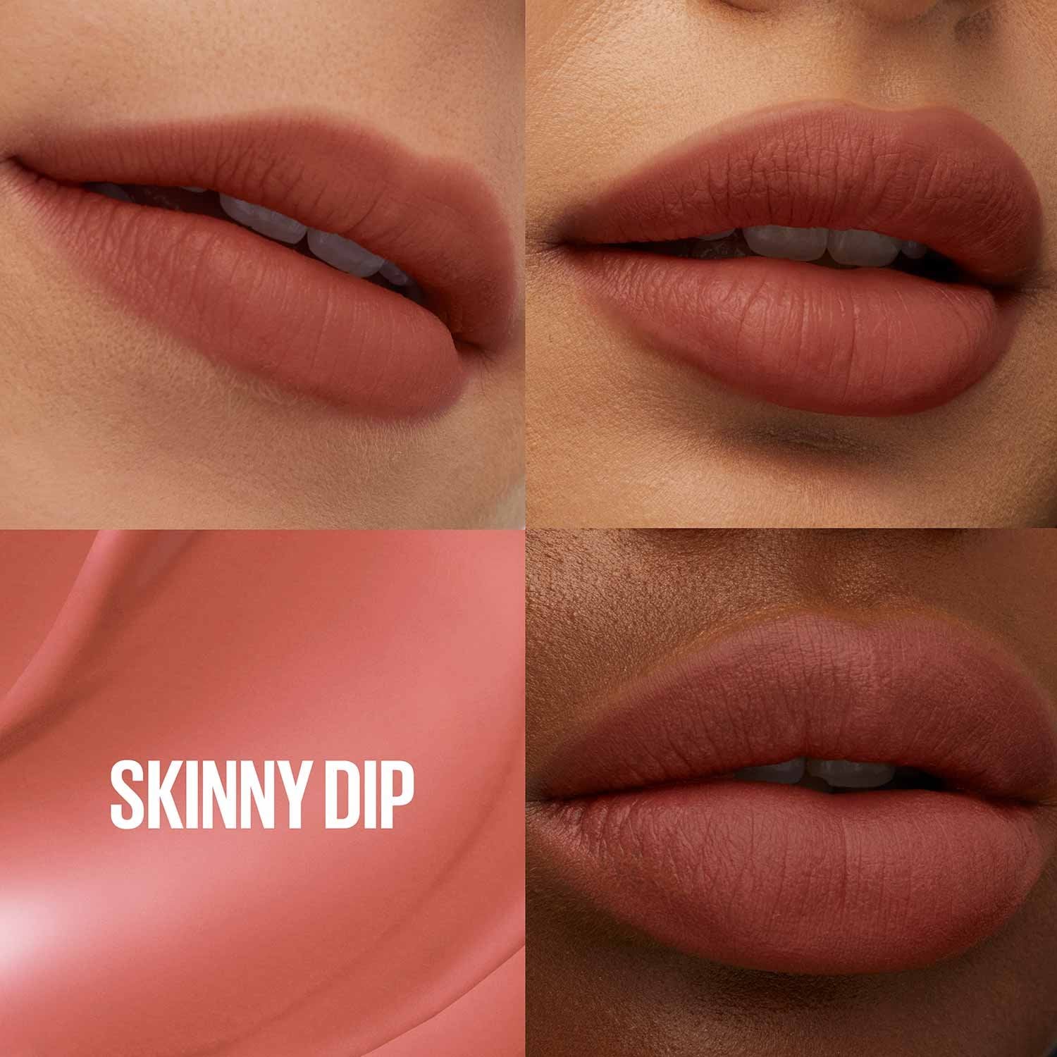 MAYBELLINE TEDDY TINT SHADE CARD SKINNY DIP
