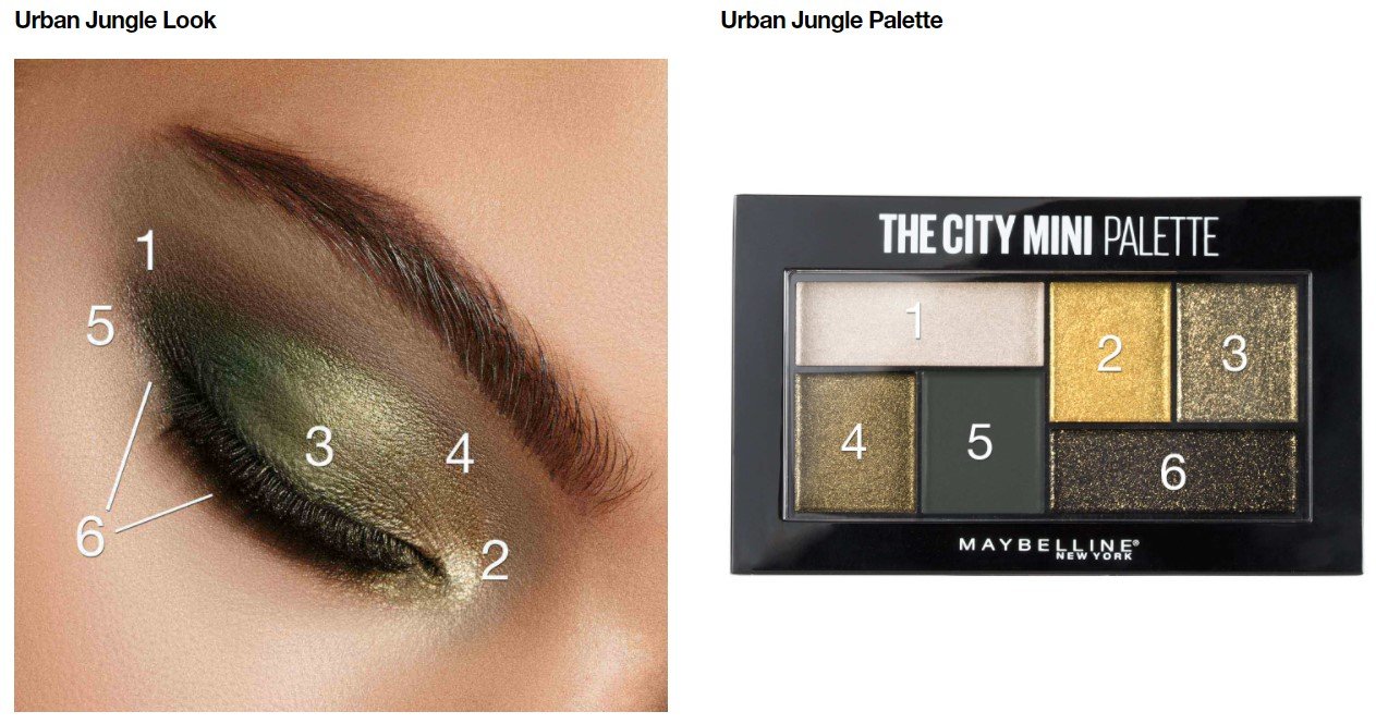 Maybelline City Mini Palette urban jungle macro