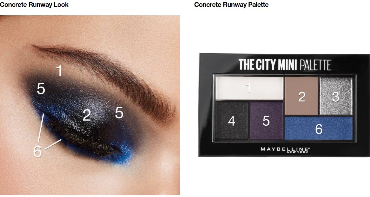 Maybelline City Mini palettes voting Eye macro concrete runway