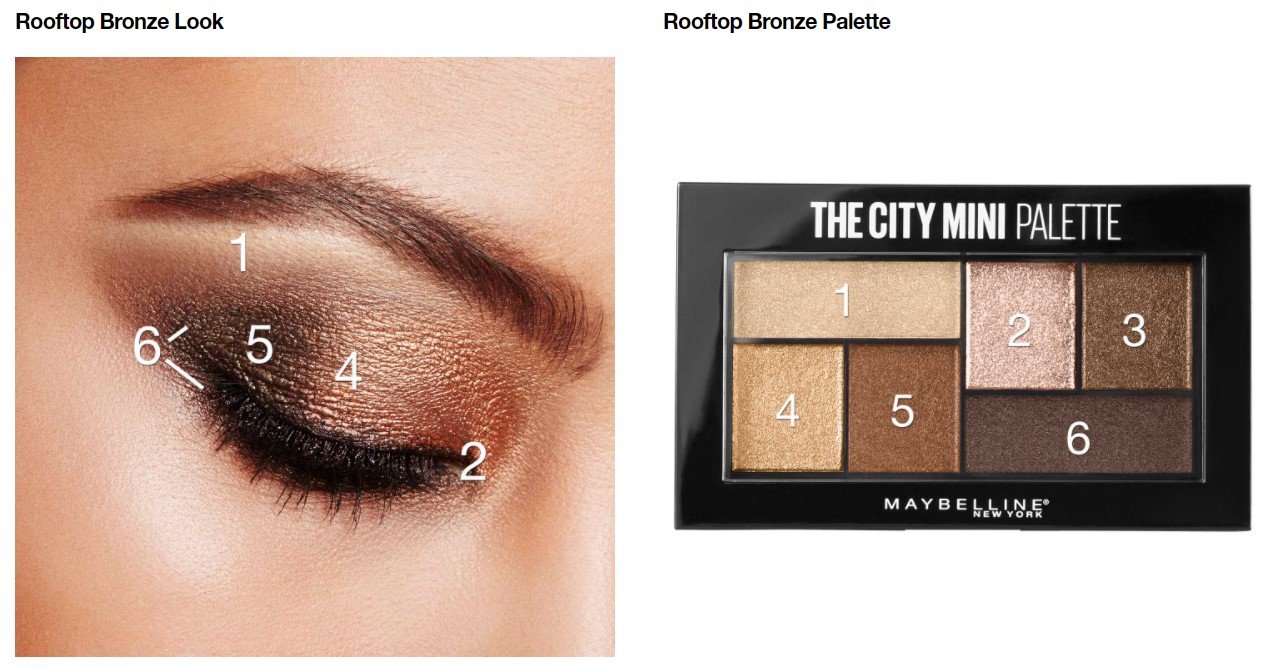 Maybelline City Mini Palettes voting Eye macro rooftop bronze